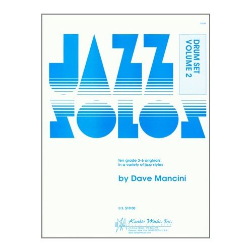 Mancini, David - Jazz Solos For Drum Set Vol. 2