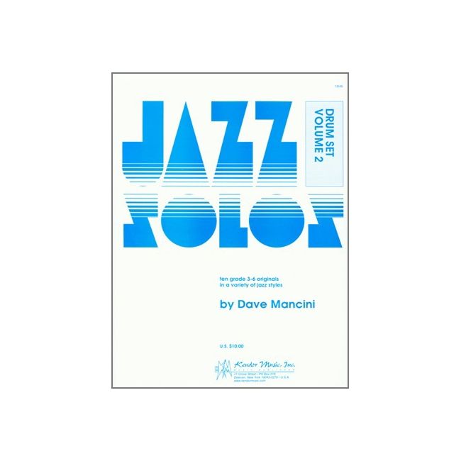 Mancini, David - Jazz Solos For Drum Set Vol. 2