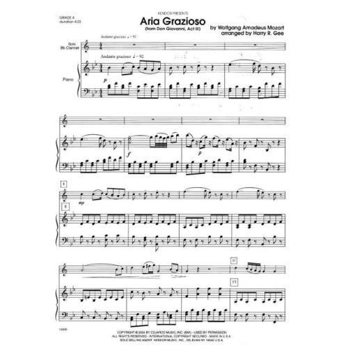 Mozart, Wolfgang Amadeus - Aria Grazioso