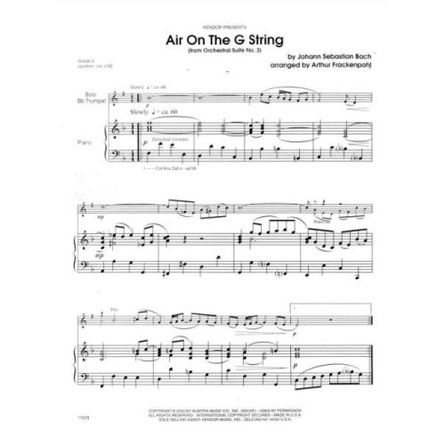 Bach, Johann Sebastian - Air On The G String