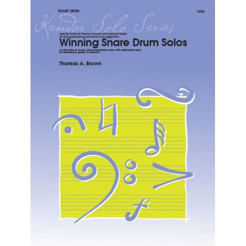 Brown, Tom - Winning Snare Drum Solos