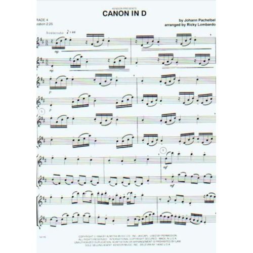 Pachelbel, Johann - Canon In D