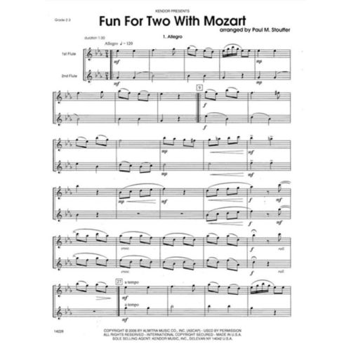 Fun For Two With Mozart