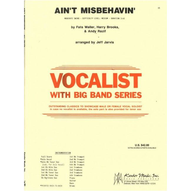 Waller, Thomas Wright - Ain't Misbehavin'