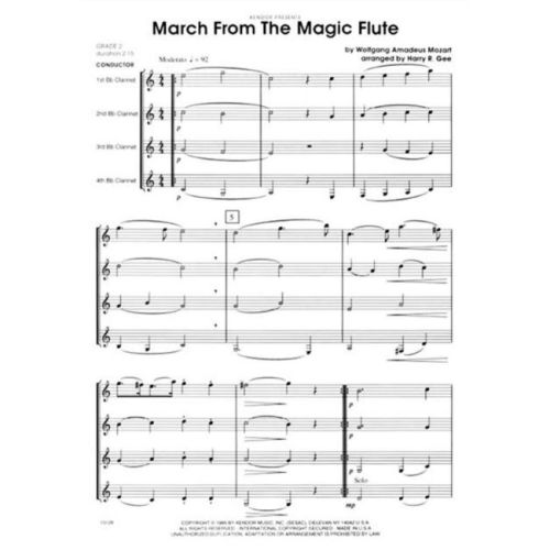 Mozart, Wolfgang Amadeus - March From The Magic Flute