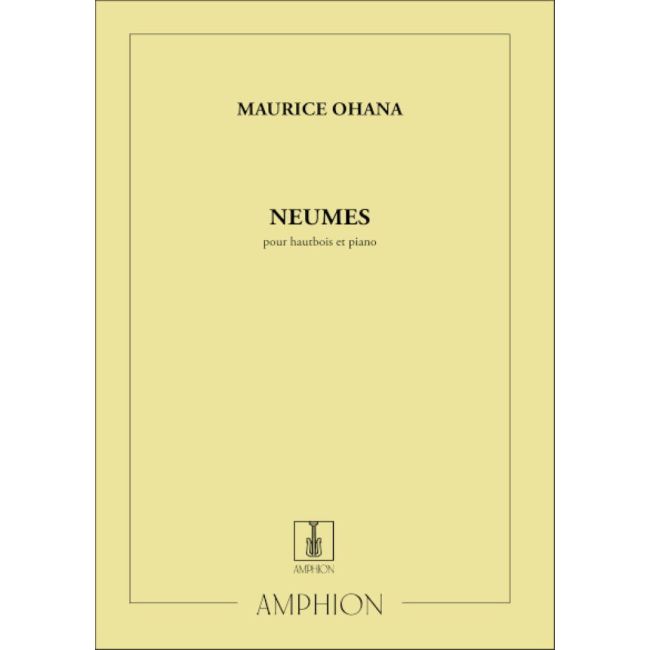 Ohana, Maurice - Neumes