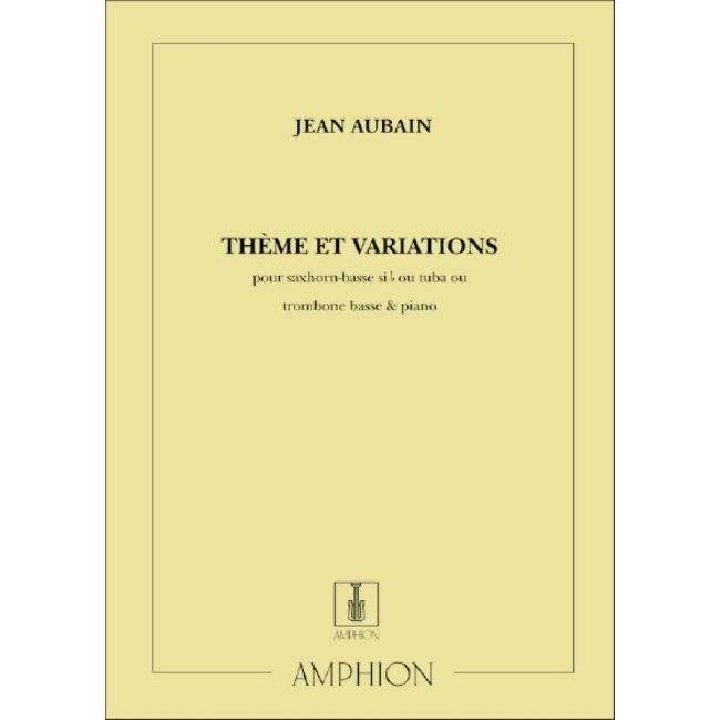 Aubain, Jean - Theme et Variations Tuba