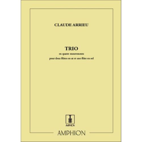 Arrieu, Claude - Trio De Flutes Complet