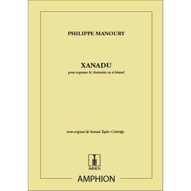 Manoury, Philippe - Xanadu