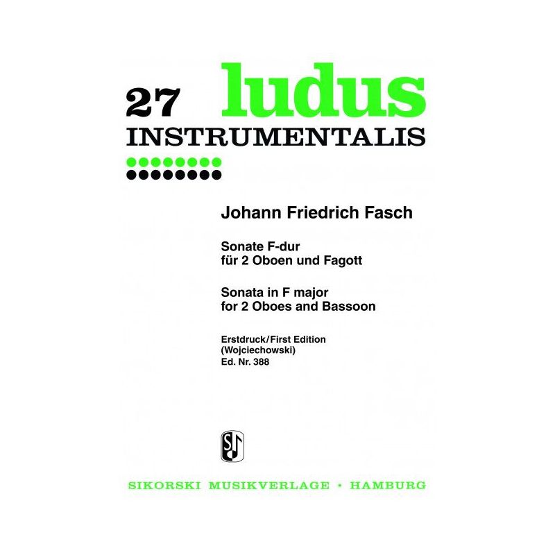 Fasch, Johann Friedrich - Sonate