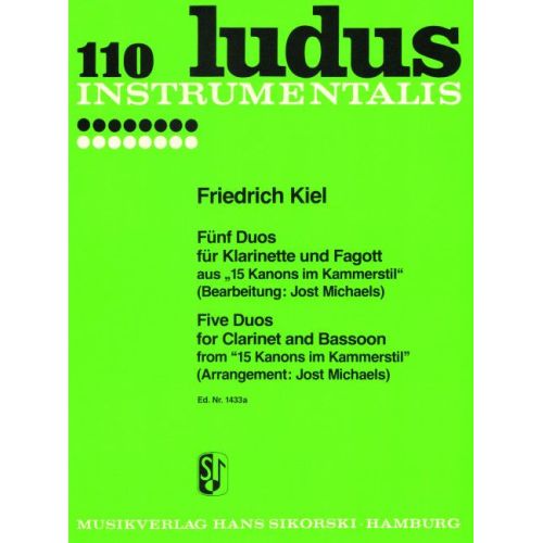 Kiel, Friedrich - 5 Duos aus "15 Kanons im Kammerstil"