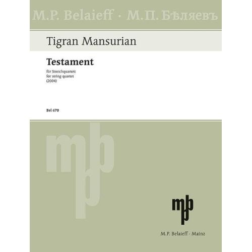 Mansurian, Tigran - Testament