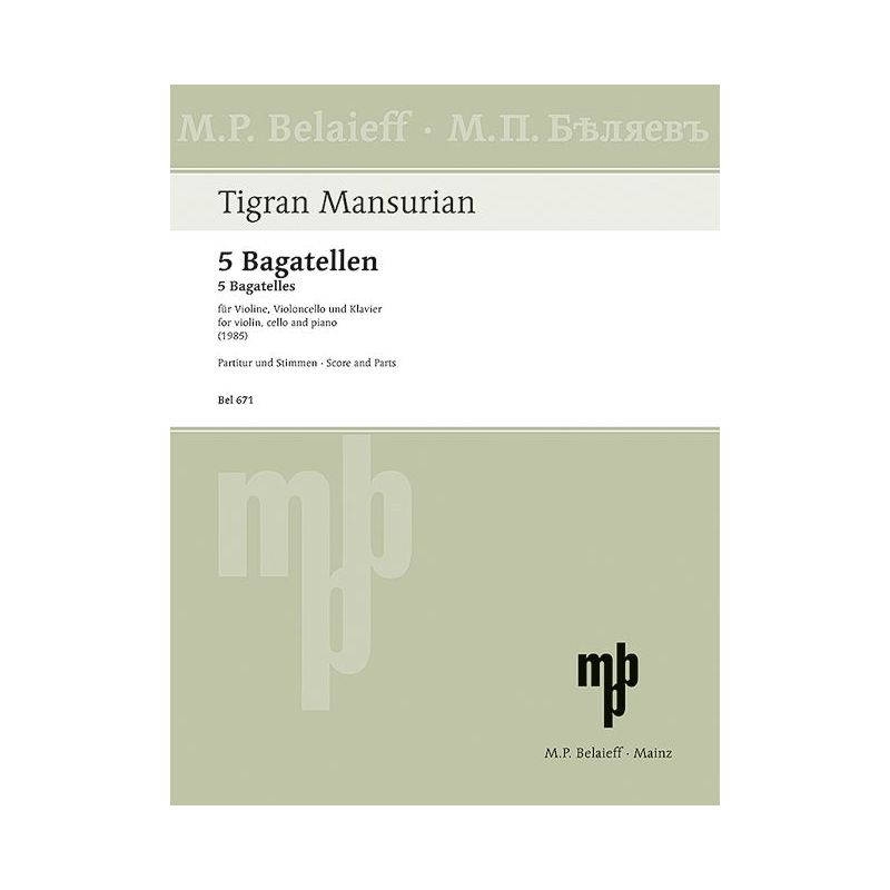 Mansurian, Tigran - 5 Bagatelles