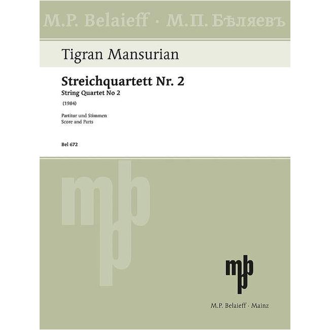 Mansurian, Tigran - String Quartet No 2