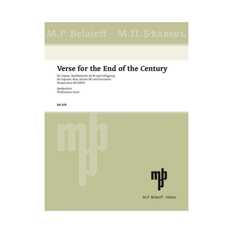 Ekimovsky, Victor - Verse for the End of the Century Komposition 84