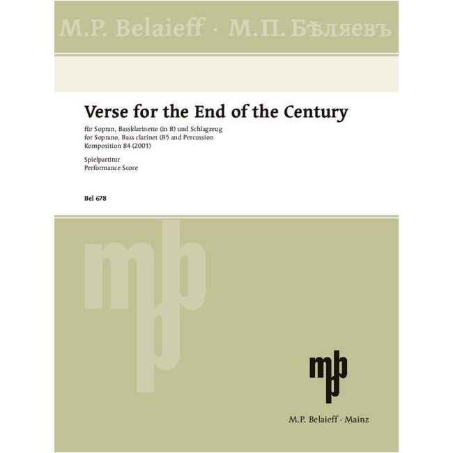 Ekimovsky, Victor - Verse for the End of the Century Komposition 84