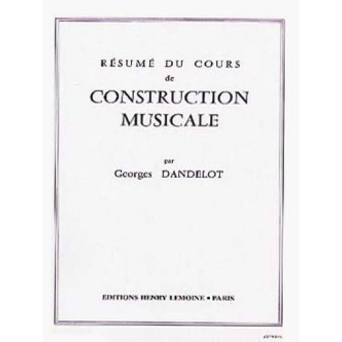 Dandelot, Georges - Résumé...