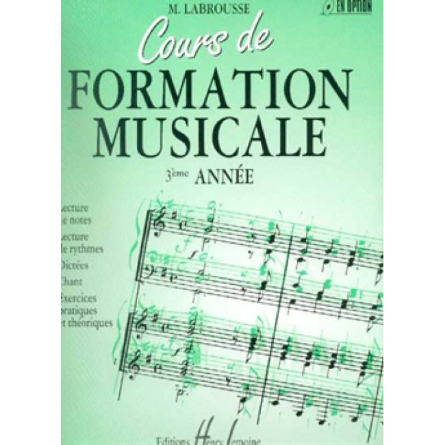 Labrousse, Marguerite - Cours de formation musicale Vol.3