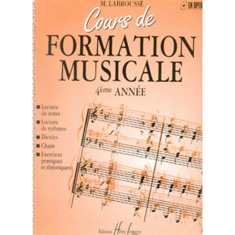 Labrousse, Marguerite - Cours de formation musicale Vol.4