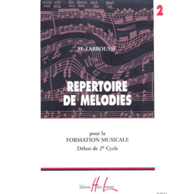 Labrousse, Marguerite - Répertoire de Mélodies Vol.2