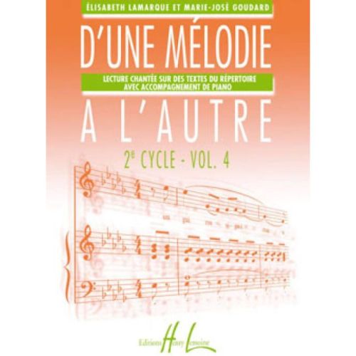 Lamarque & Goudard - D'une mélodie à l'autre Vol.4