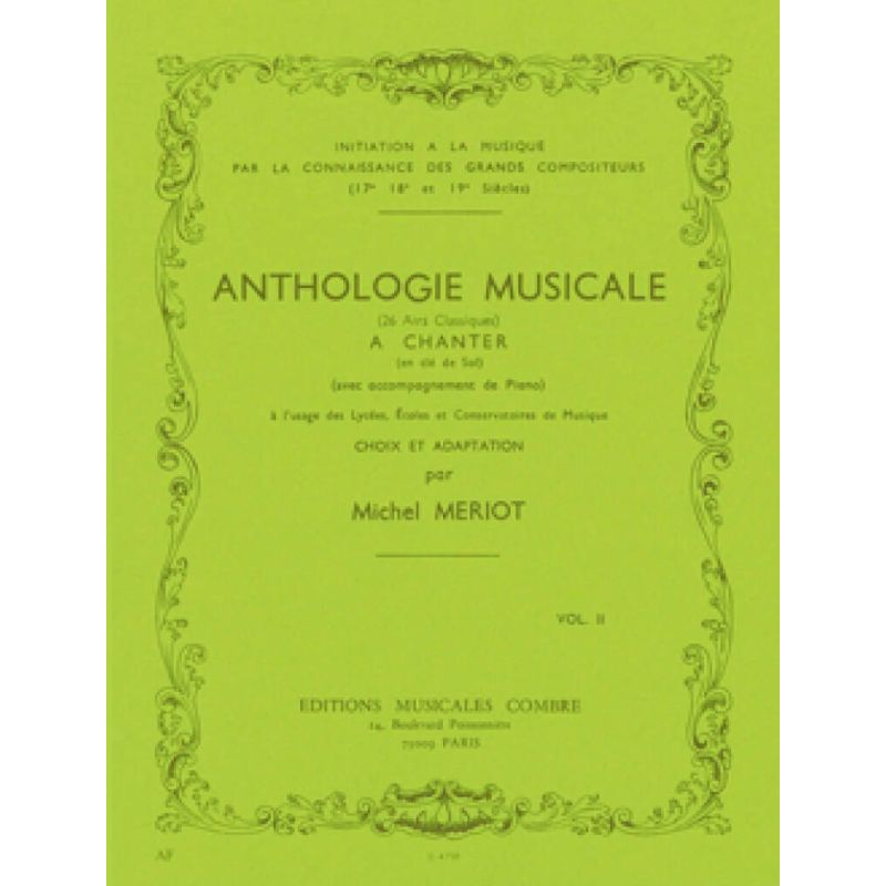 Meriot, Michel - Anthologie musicale Vol.2 (26 airs classiques)