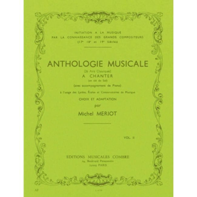 Meriot, Michel - Anthologie musicale Vol.2 (26 airs classiques)