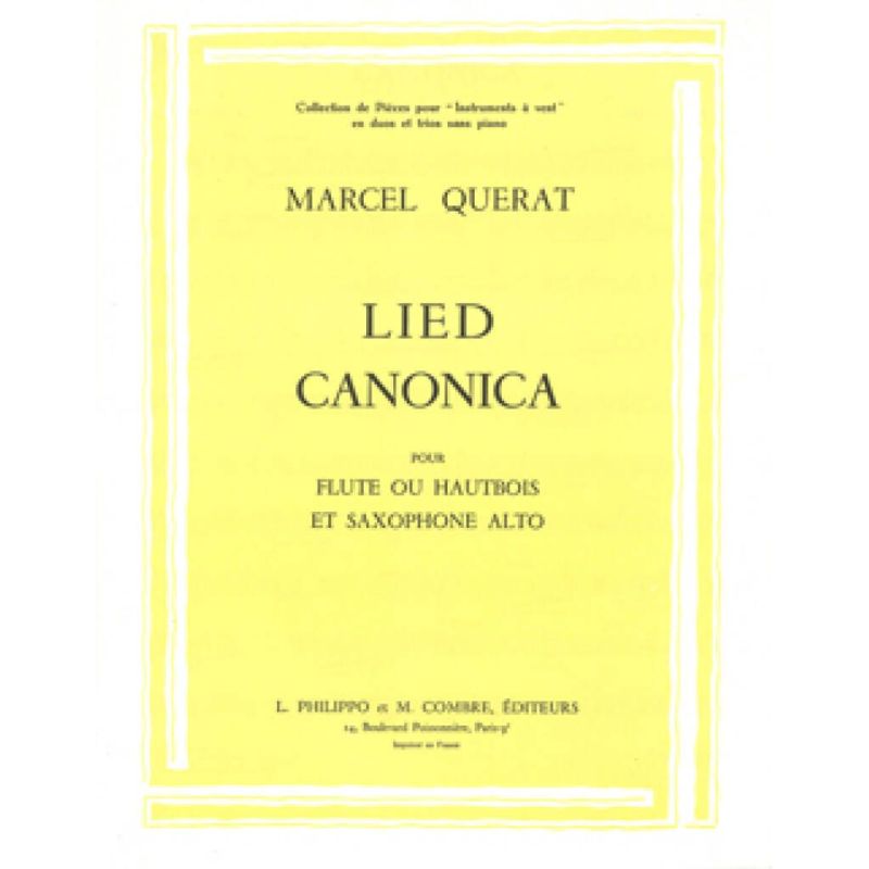 Querat, Marcel - Lied - Canonica