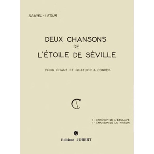 Daniel-Lesur - Chansons de l'étoile de Séville (2)