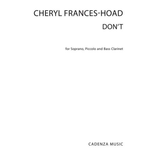 Frances-Hoad, Cheryl - Don't!