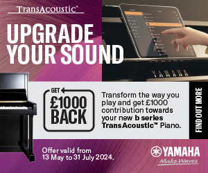Yamaha TransAcoustic special offer May - July 2024
